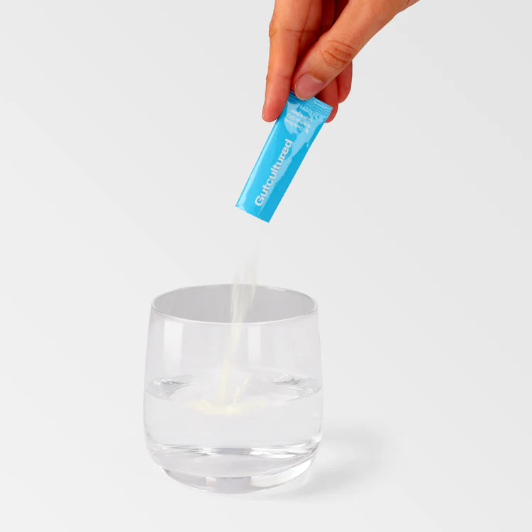 Gutcultured probiotica mengen met water
